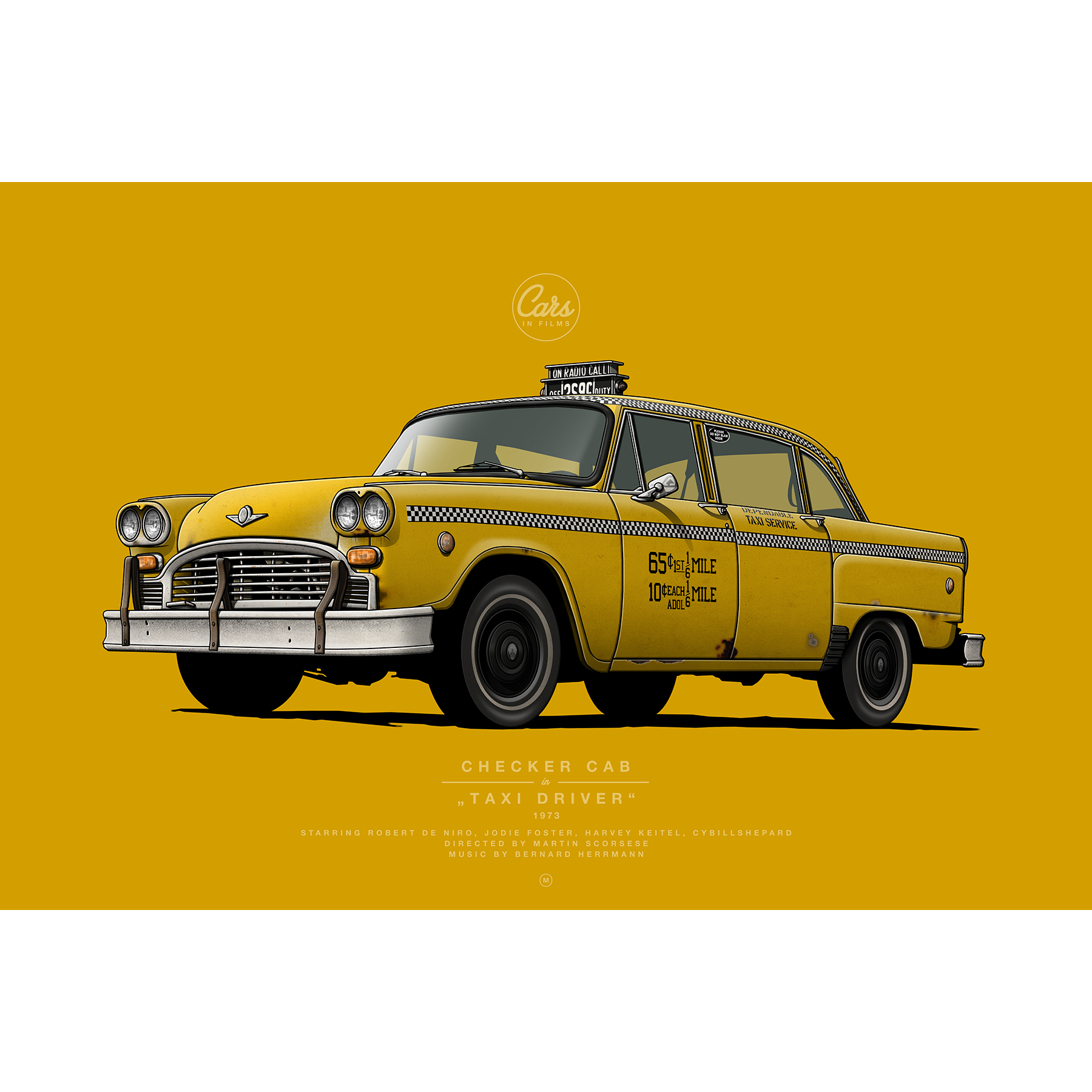 Checker Cab Taxi Driver
