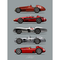 Fangio Weltmeisterfahrzeuge