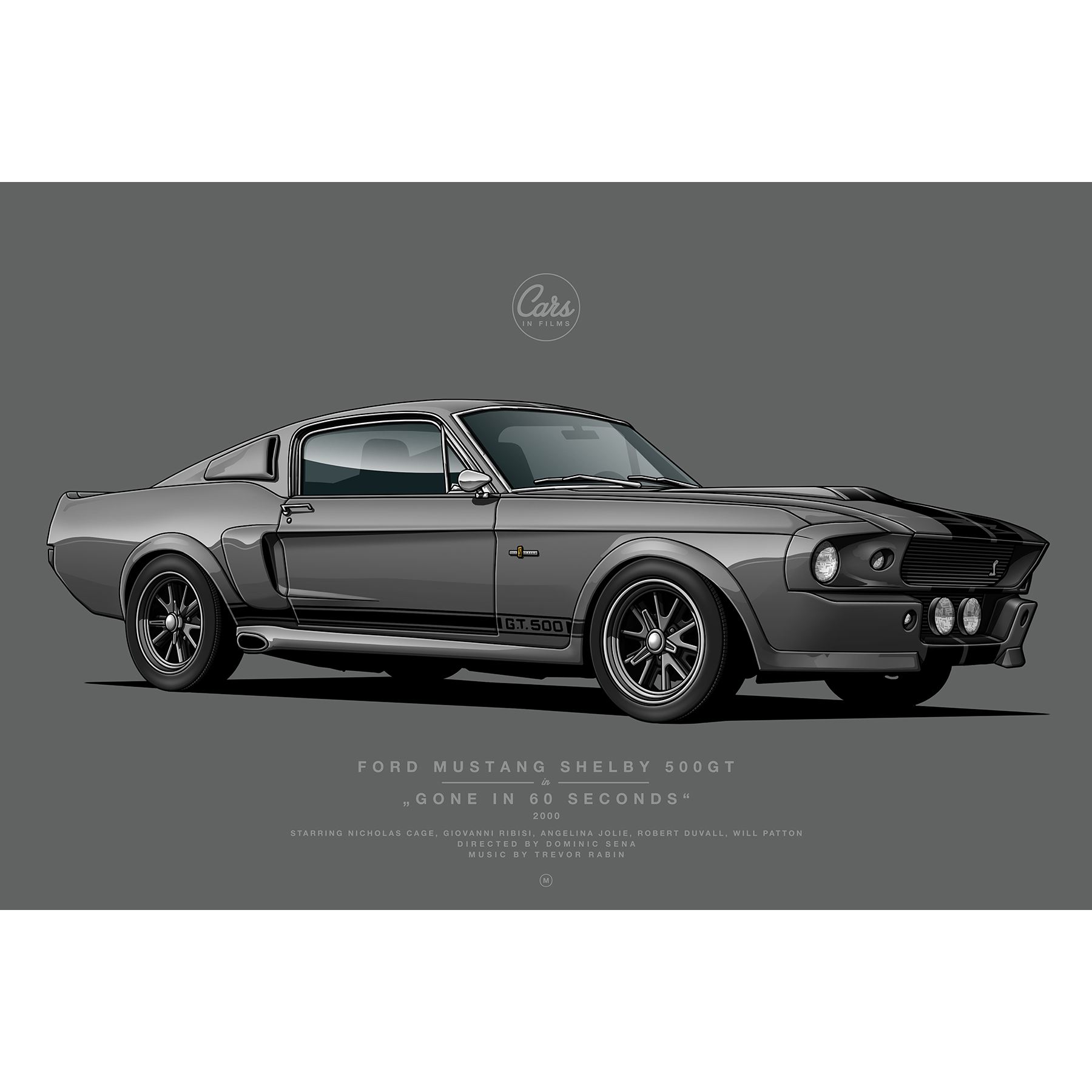 Ford Mustang Shelby 500GT Gone In 60 Seconds