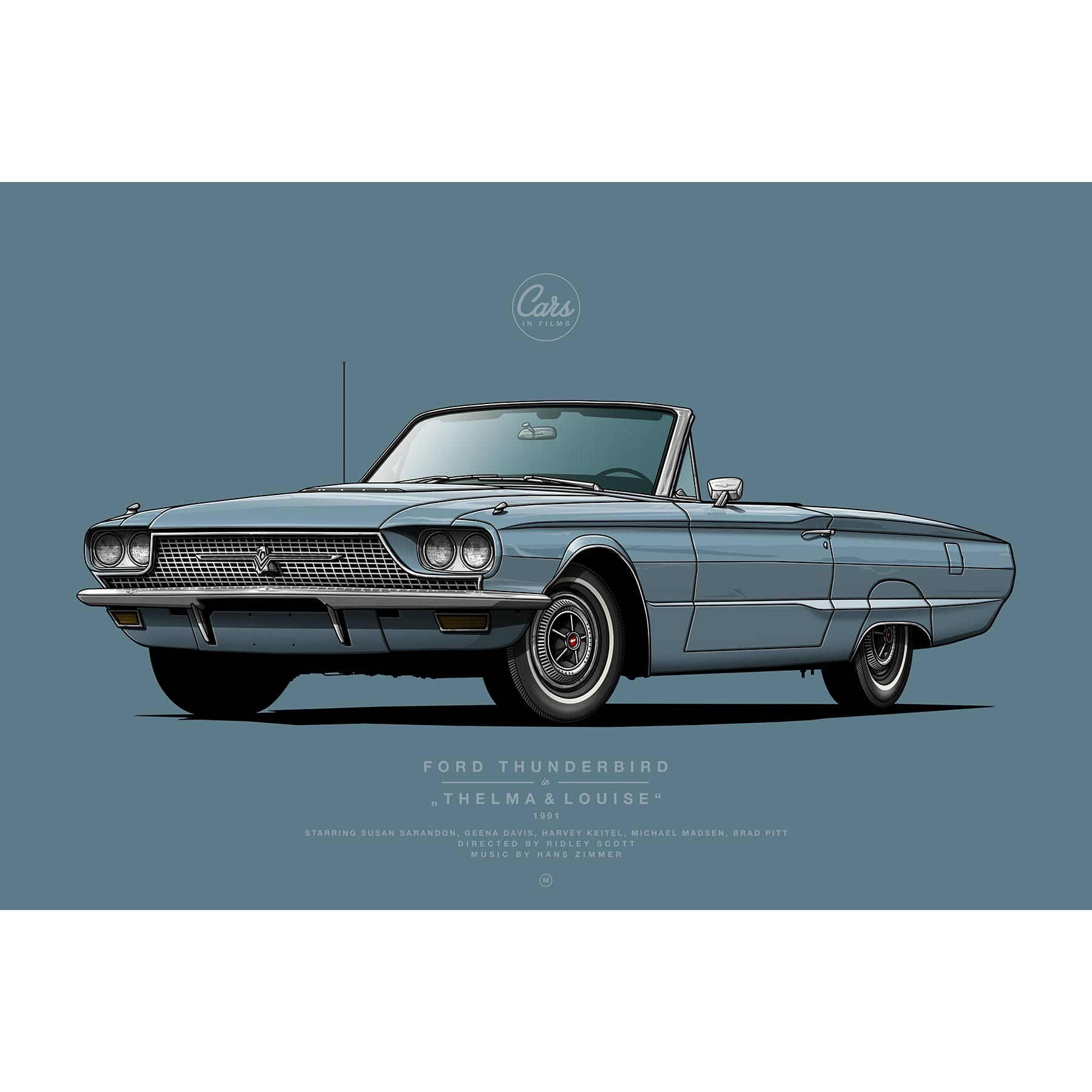 Ford Thunderbird Thelma & Lousie