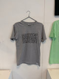 Einstrich Shirt Grau