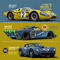 Le Mans 1967 Yellowblue