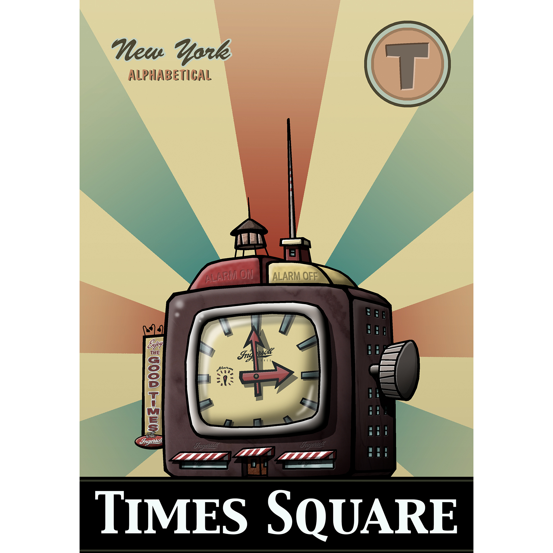 NY Alphabetical Times Square