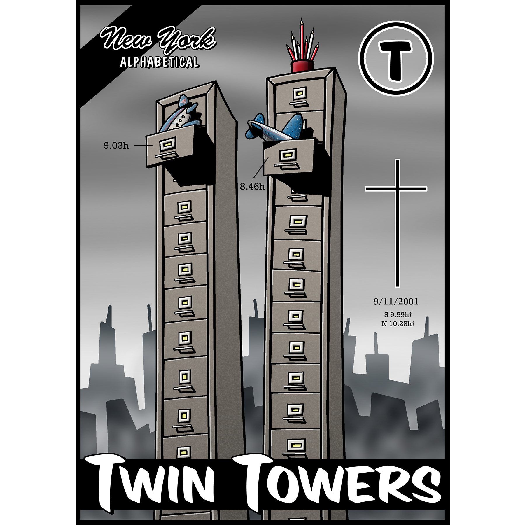 NY Alphabetical  Twin Towers